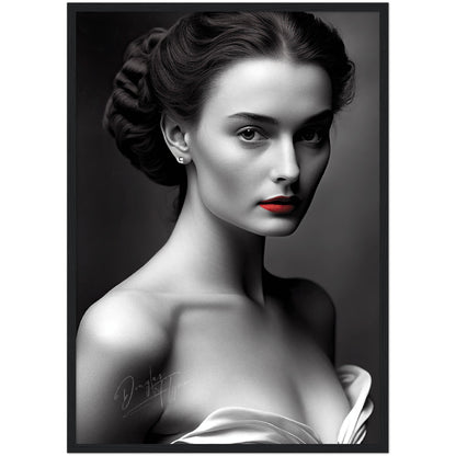 »Beauty in Ballgown« retro poster