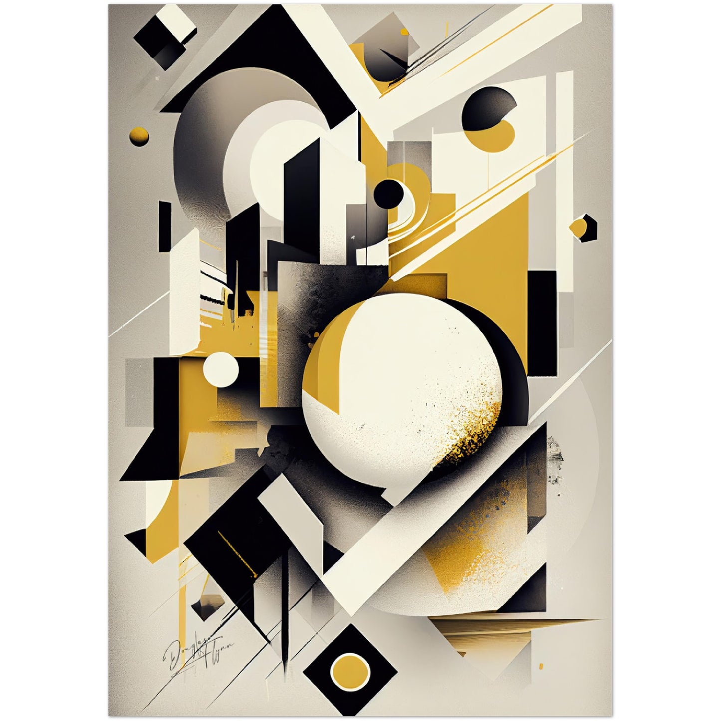»Rhythmic Realms« retro poster