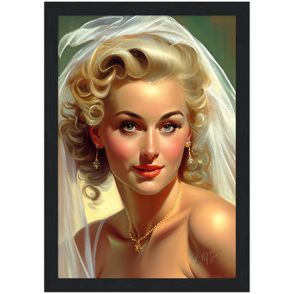 »Bridal Vintage Chic« retro poster