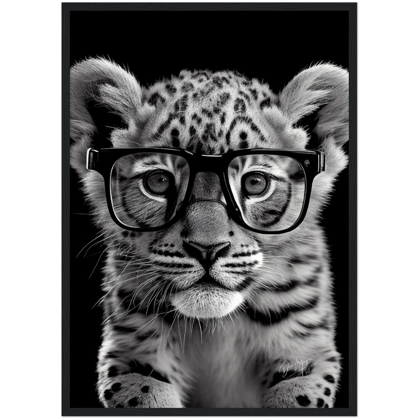 »Brainy Bengal« retro poster