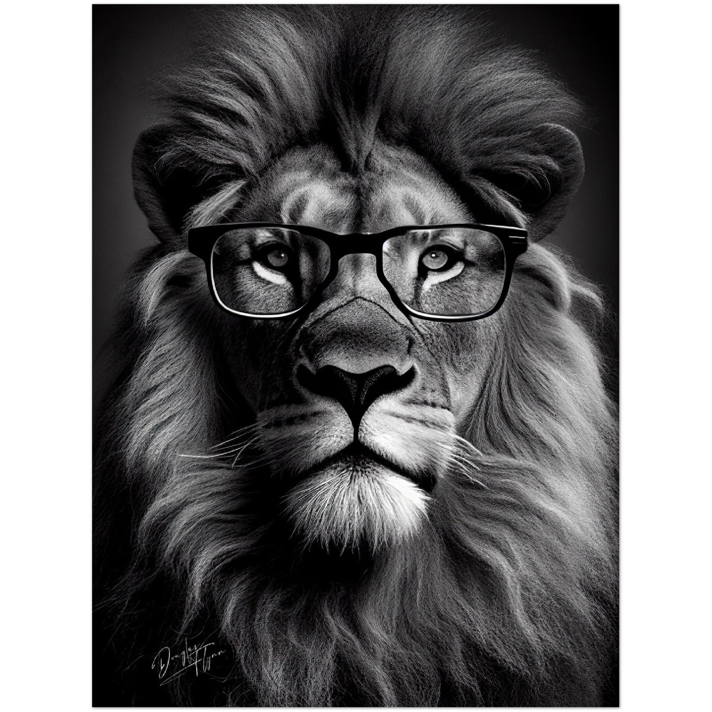 »Roaring Scholar« retro poster