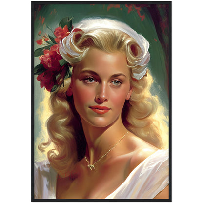 »Charming Wedding« retro poster