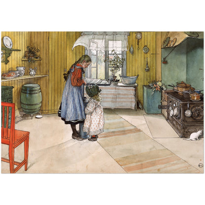 »Köket« av Carl Larsson