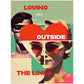 »Loving Outside the Lines«retro poster
