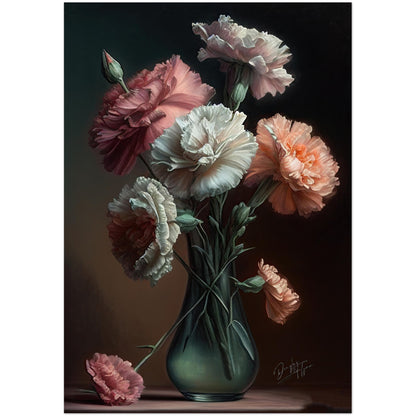 »Passionate Petals« retro poster