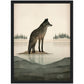 »Wolf Listen and Mull Things Over« retro poster