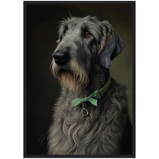 »Irish Wolfhound med rosett«
