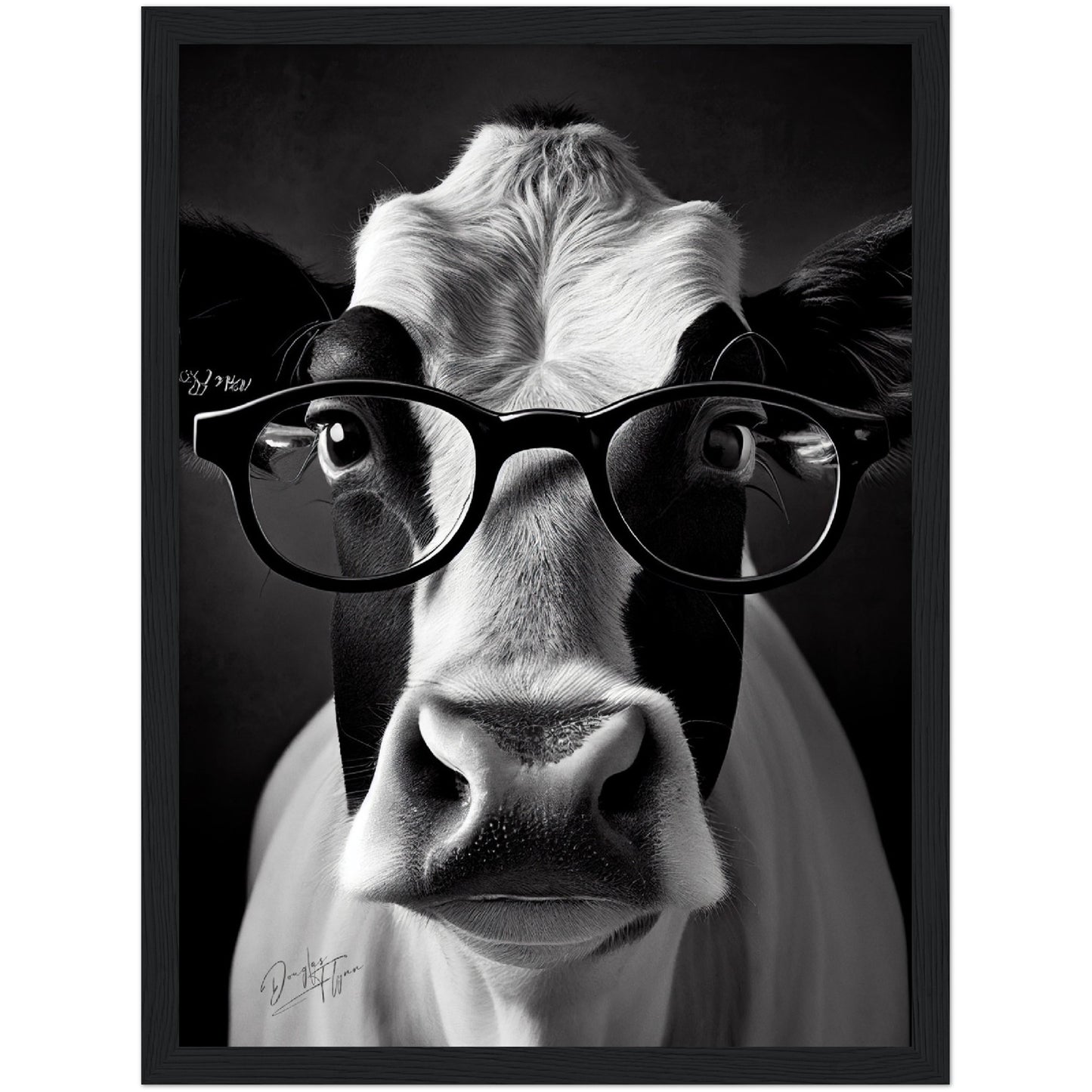 »Cattle Genius« retro poster