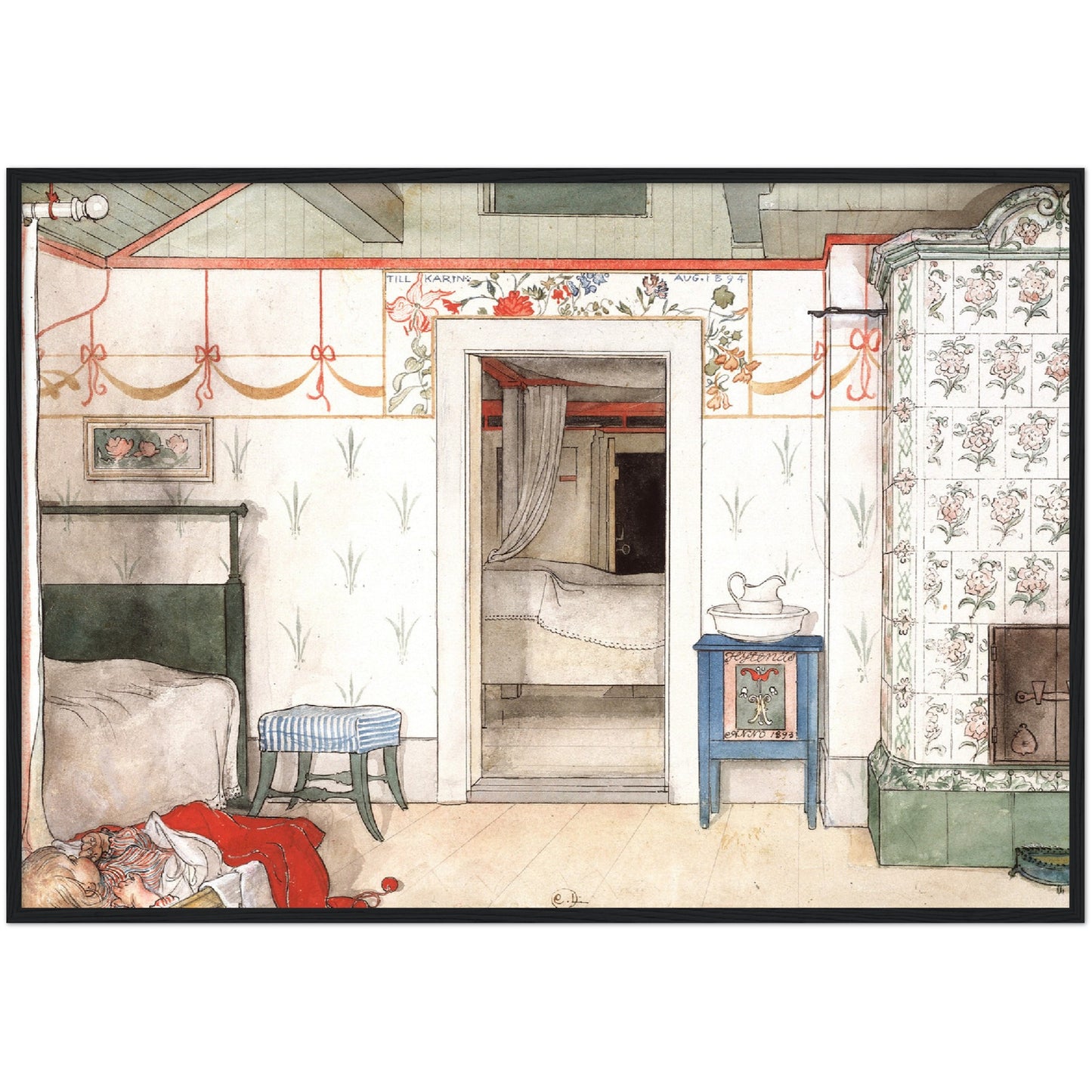 »Britas tupplur« av Carl Larsson