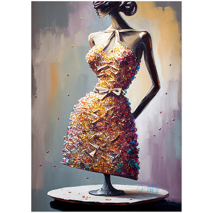 »Prismatic Pleats Dress«