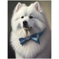 »Samojedhund med rosett«