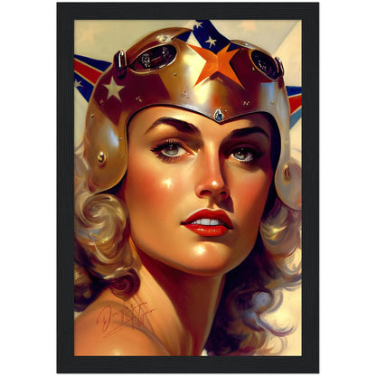 »Liberty Lady« retro poster
