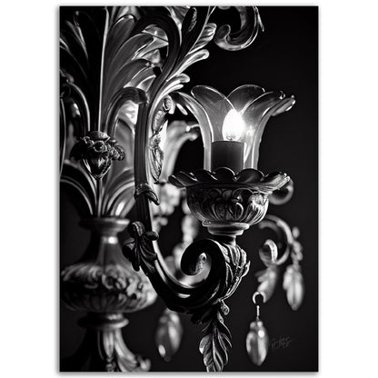 »Chandelier Reflections« poster