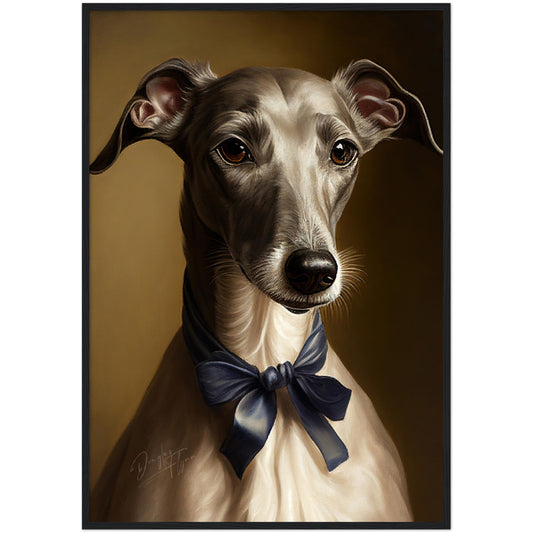 »Greyhound med rosett«