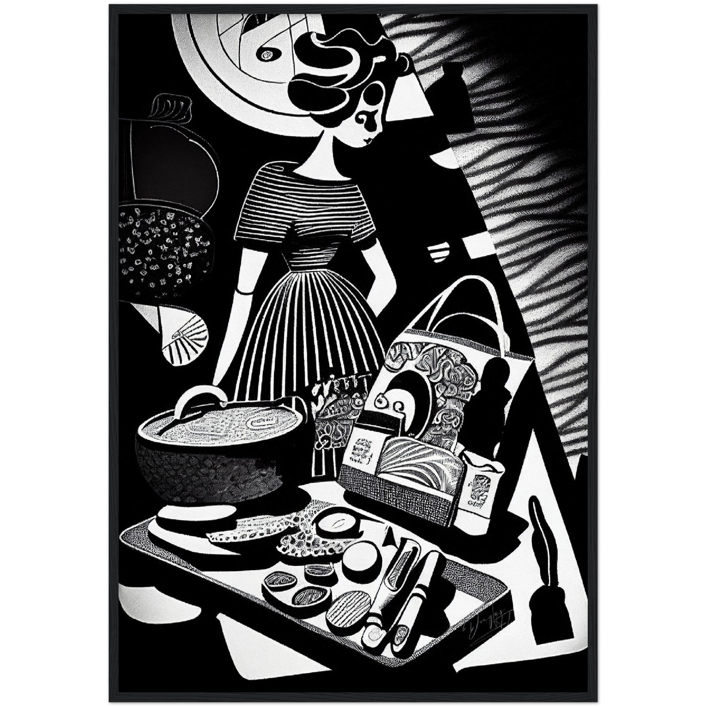 »Shop until  You drop« retro poster