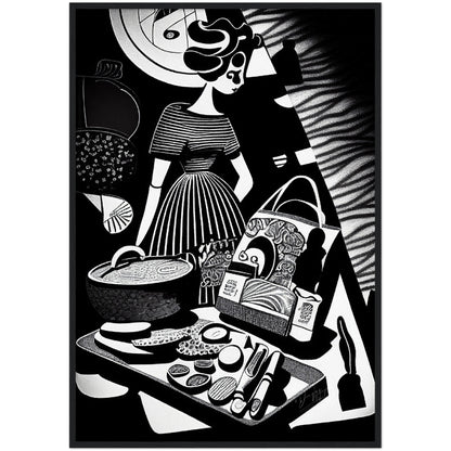 »Shop until  You drop« retro poster