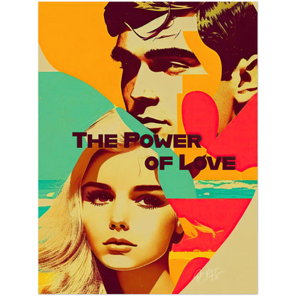 »The Power of Love«retro poster