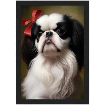 »Japanese Chin med rosett«