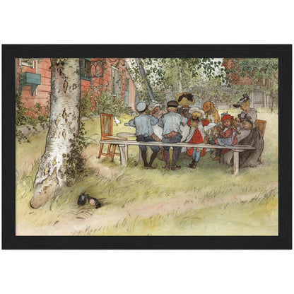 »Frukost under stora björken« av Carl Larsson