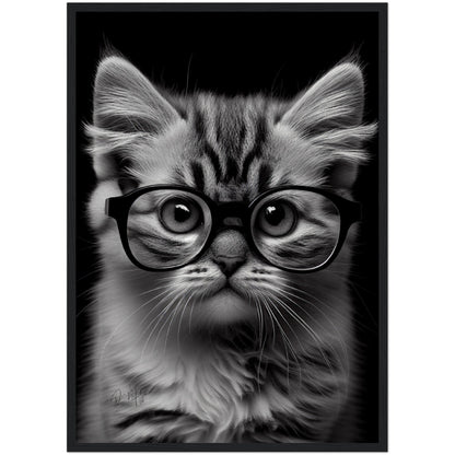 »Wise Whiskers« retro poster
