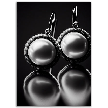 »Texture and Pearls« poster