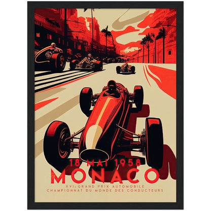»Echoes of Engine Roars« retro poster