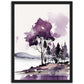 »Purple Serenity« retro poster