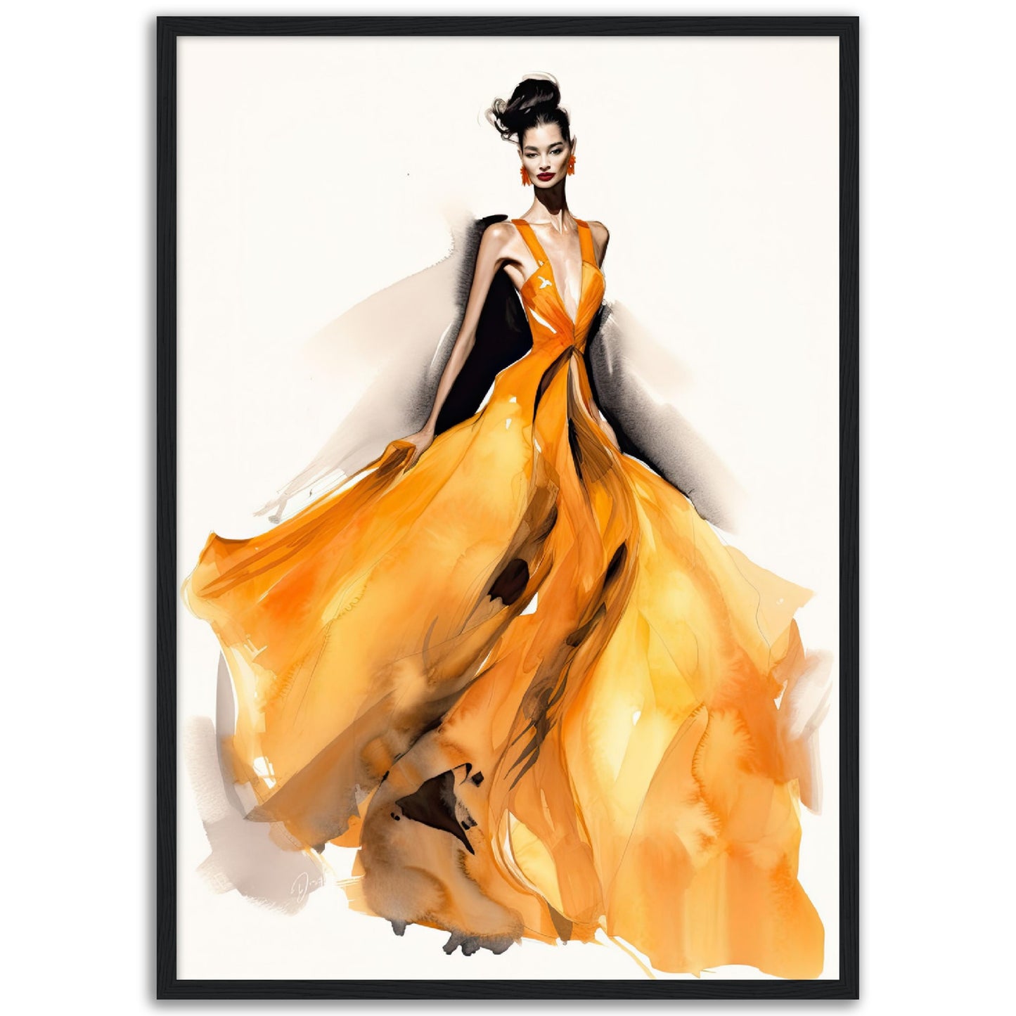 »Gown Flair« poster