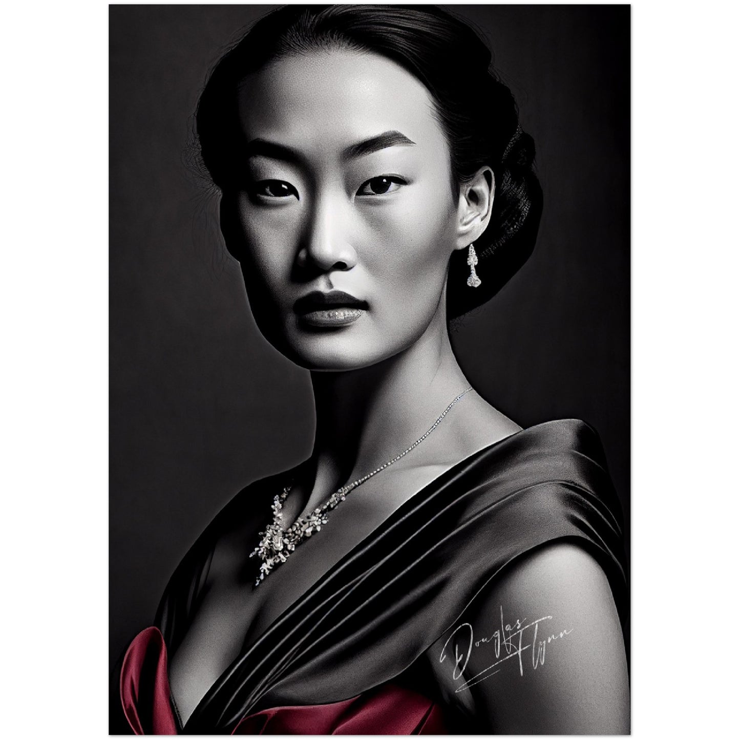 »Fashion Warrior« retro poster