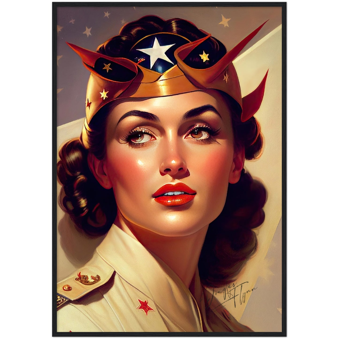 »Captain Freedom« retro poster