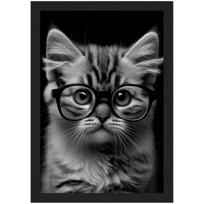 »Wise Whiskers« retro poster