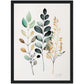 »Watercolor Foliage Musings« retro poster