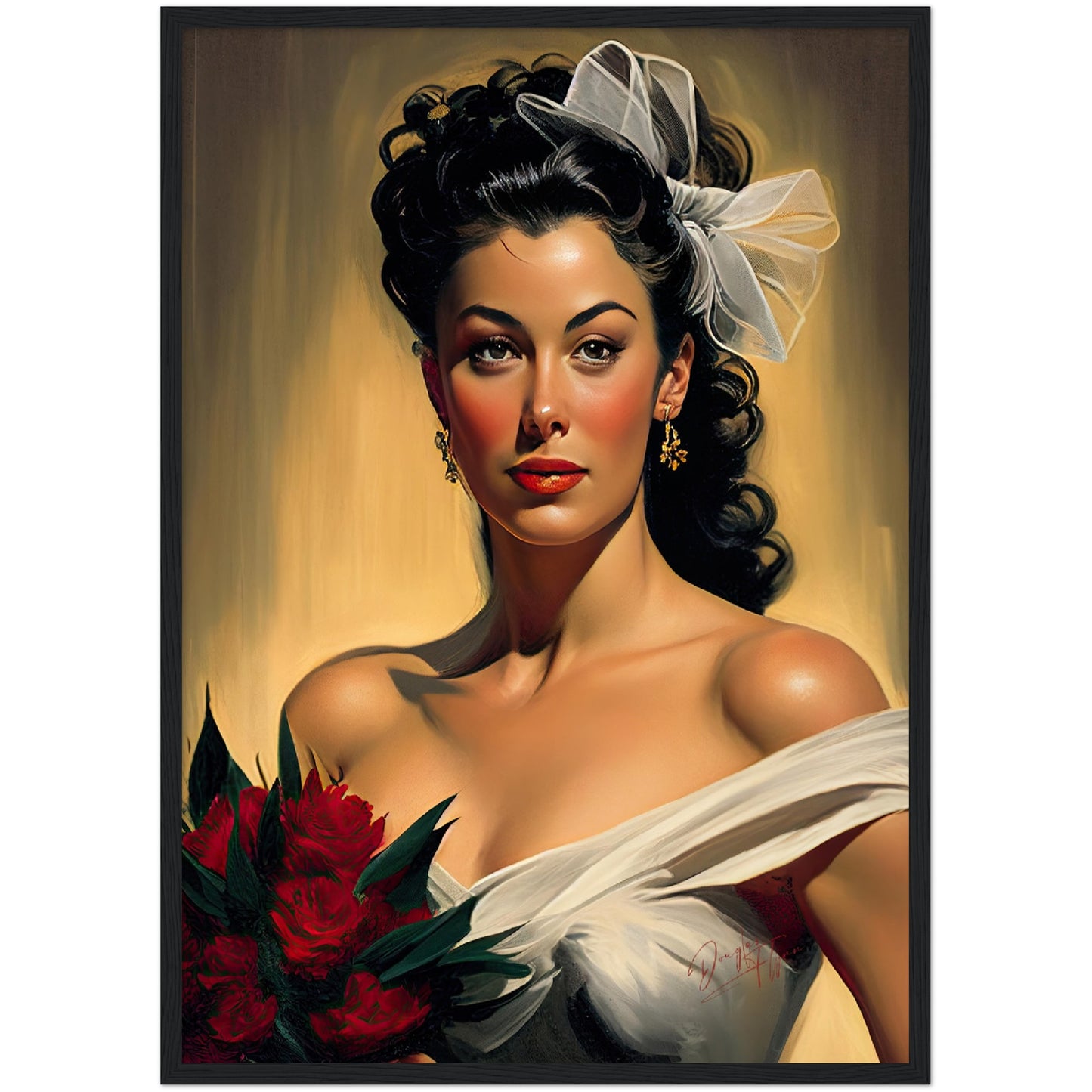 »Bridal Happiness« retro poster