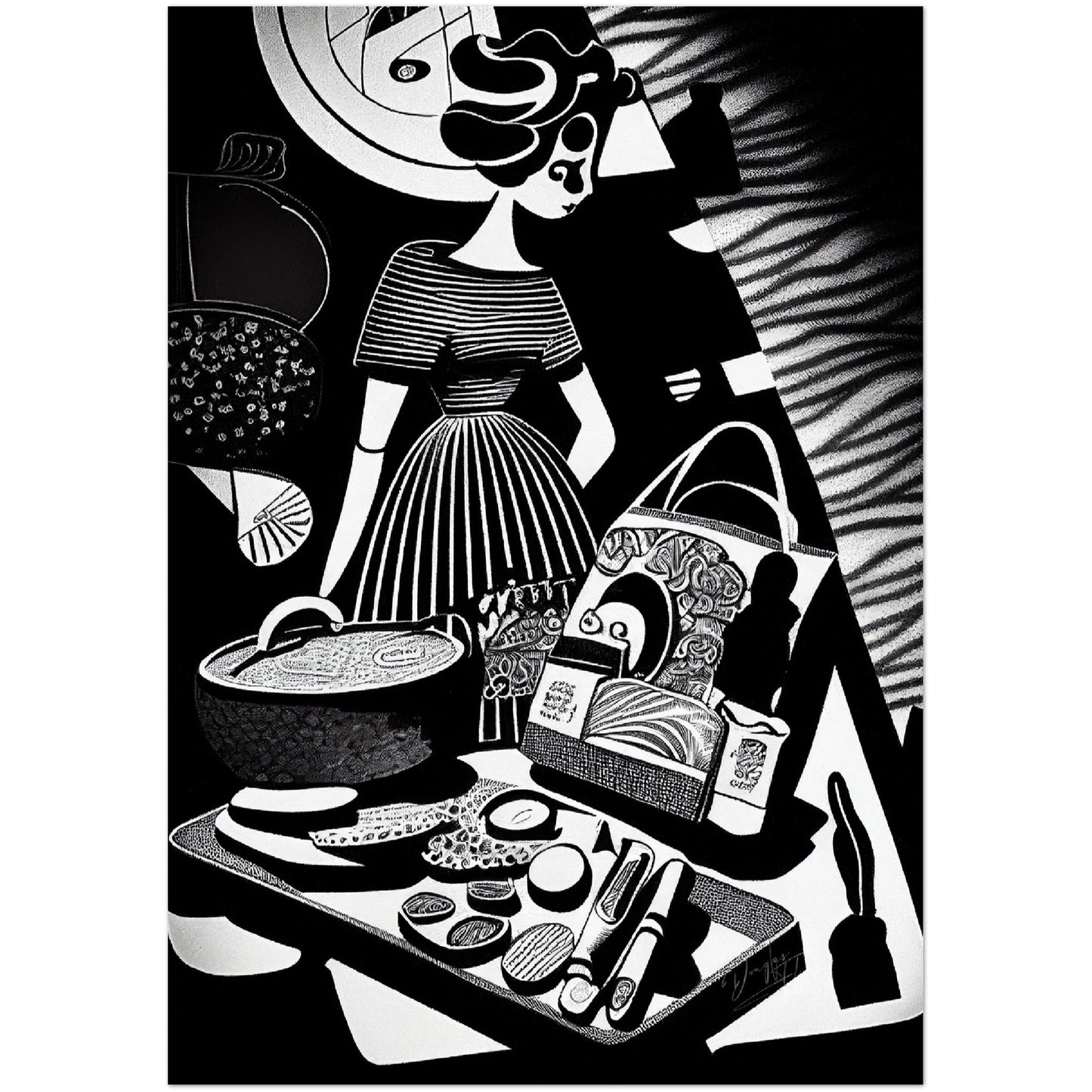 »Shop until  You drop« retro poster