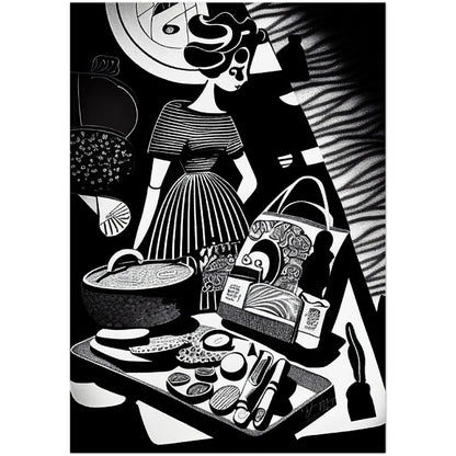 »Shop until  You drop« retro poster