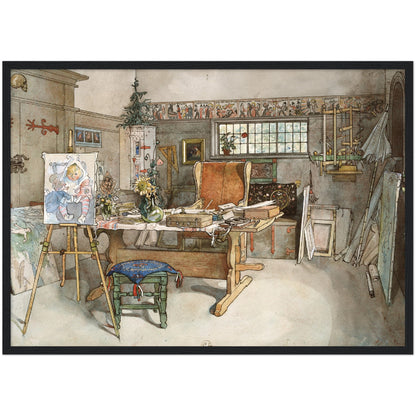 »Ateljén, andra hälften« av Carl Larsson