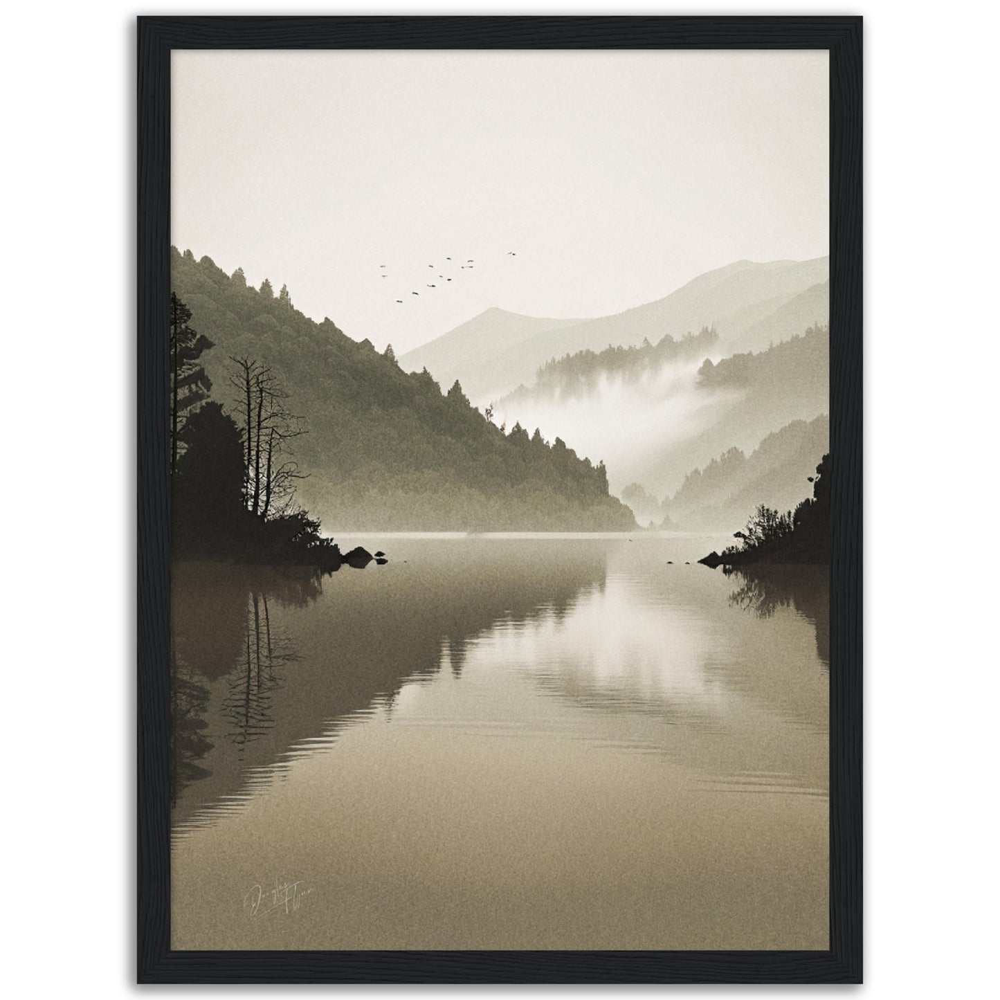 »Lake« designposter