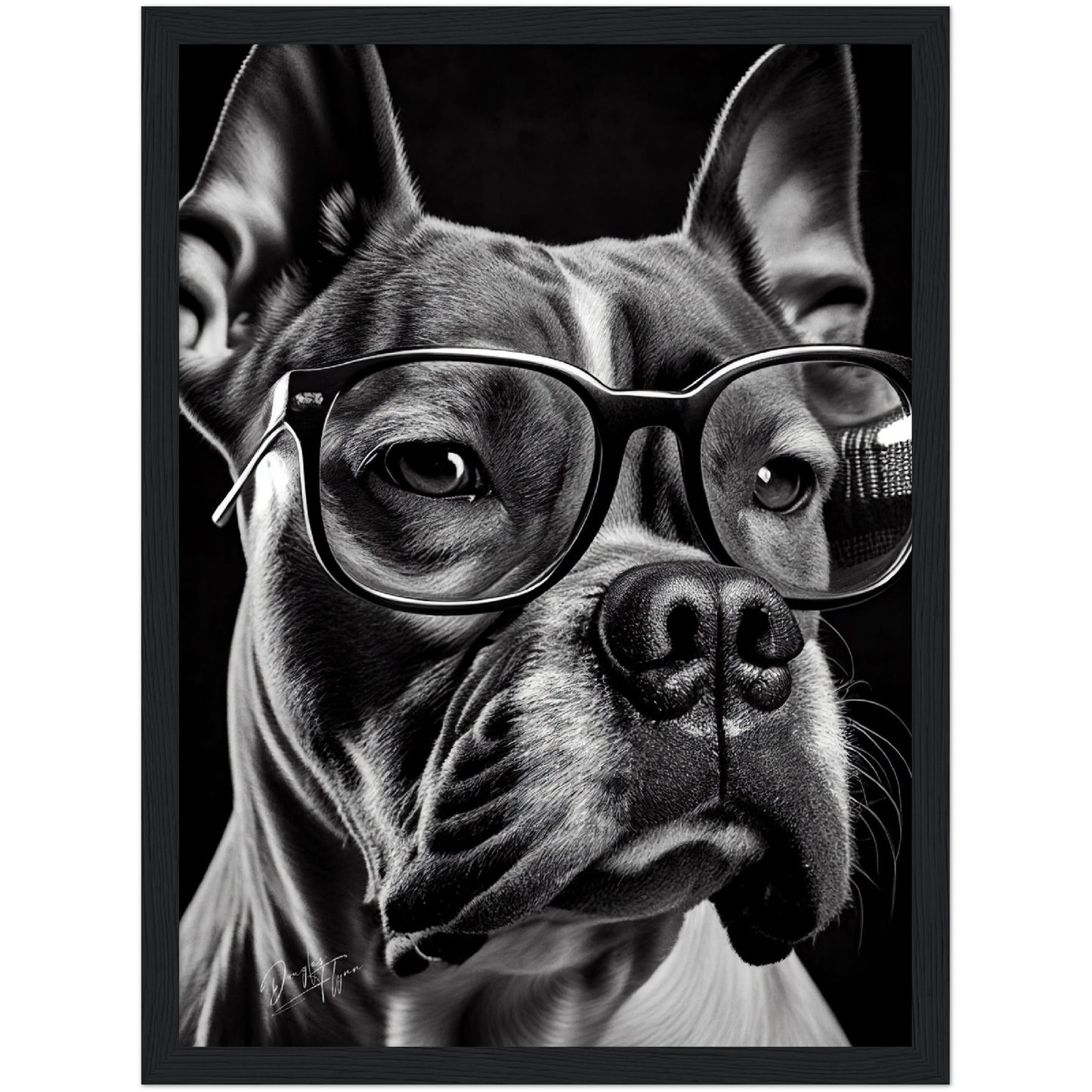 »Stylish Canine« retro poster