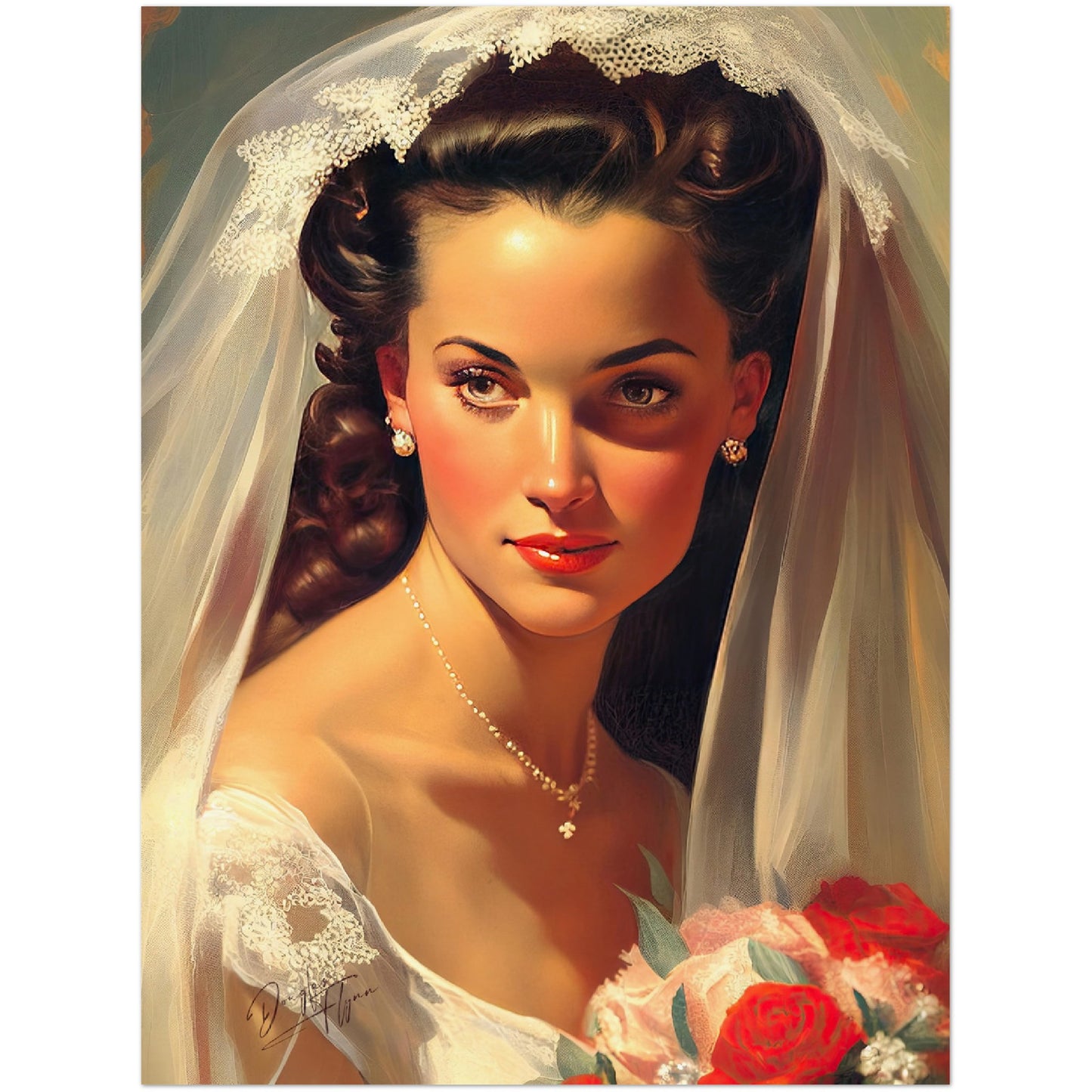»Wedding Day Dreams« retro poster