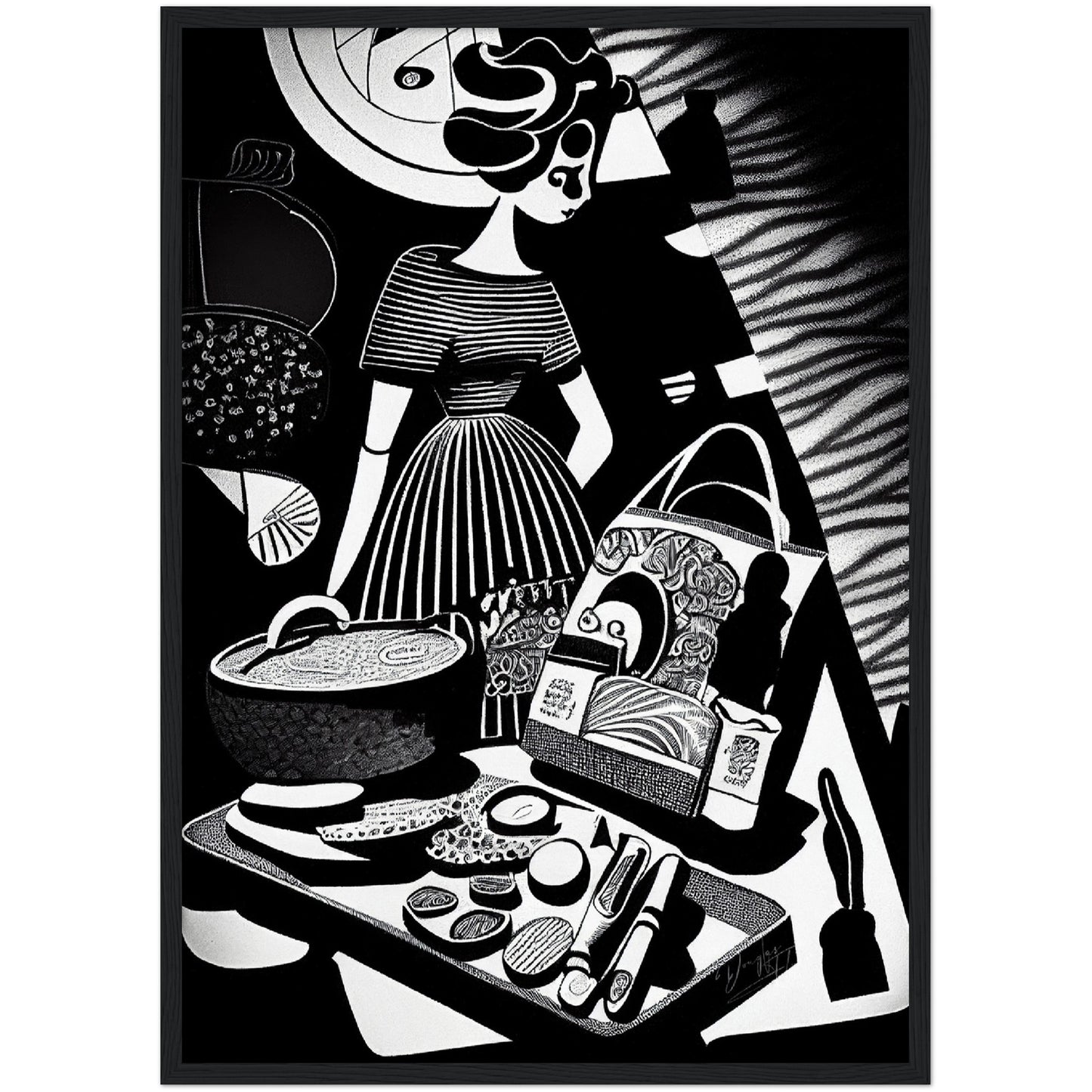 »Shop until  You drop« retro poster