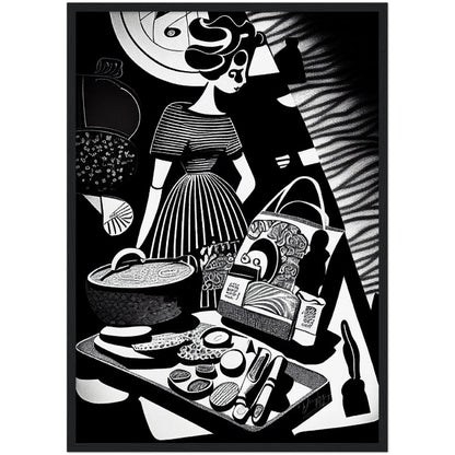»Shop until  You drop« retro poster