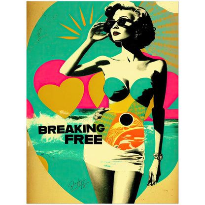 »Breaking Free«retro poster