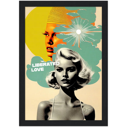 »Liberated Love«retro poster