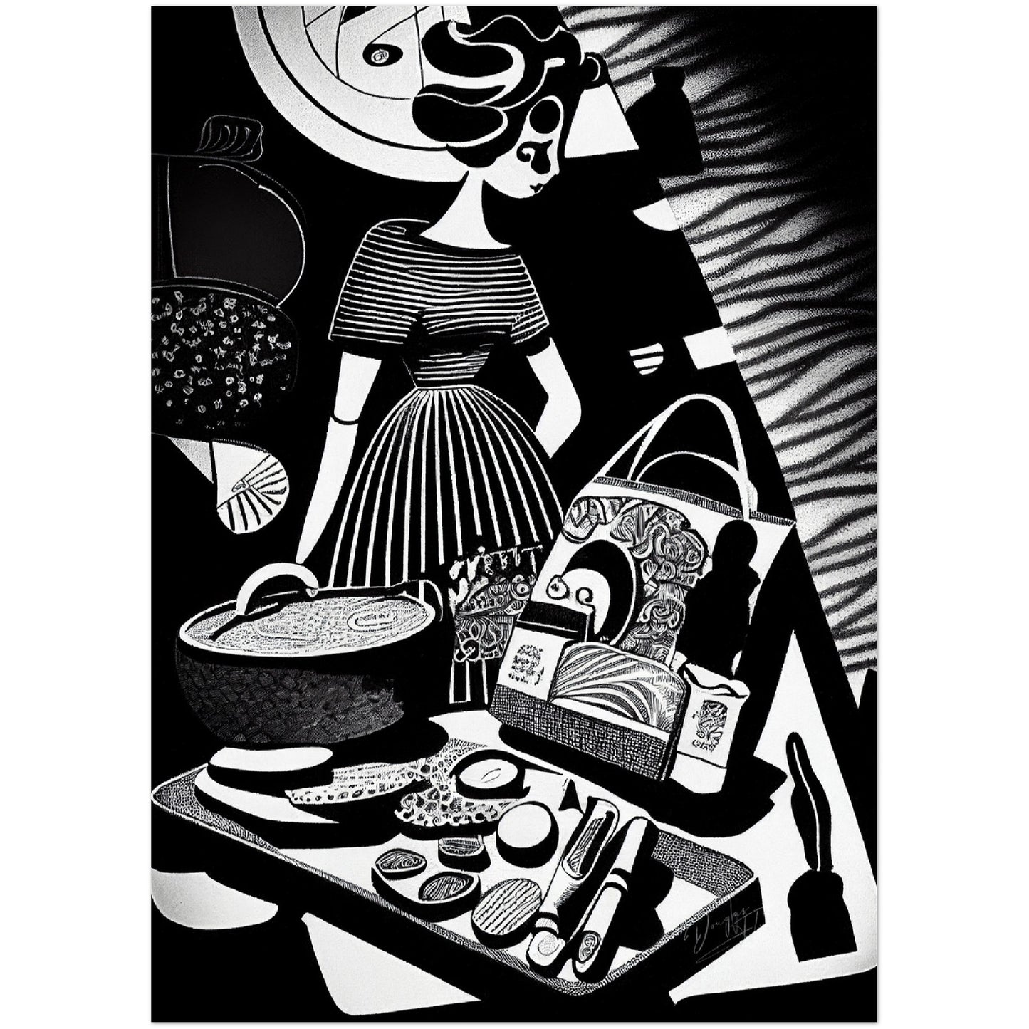»Shop until  You drop« retro poster