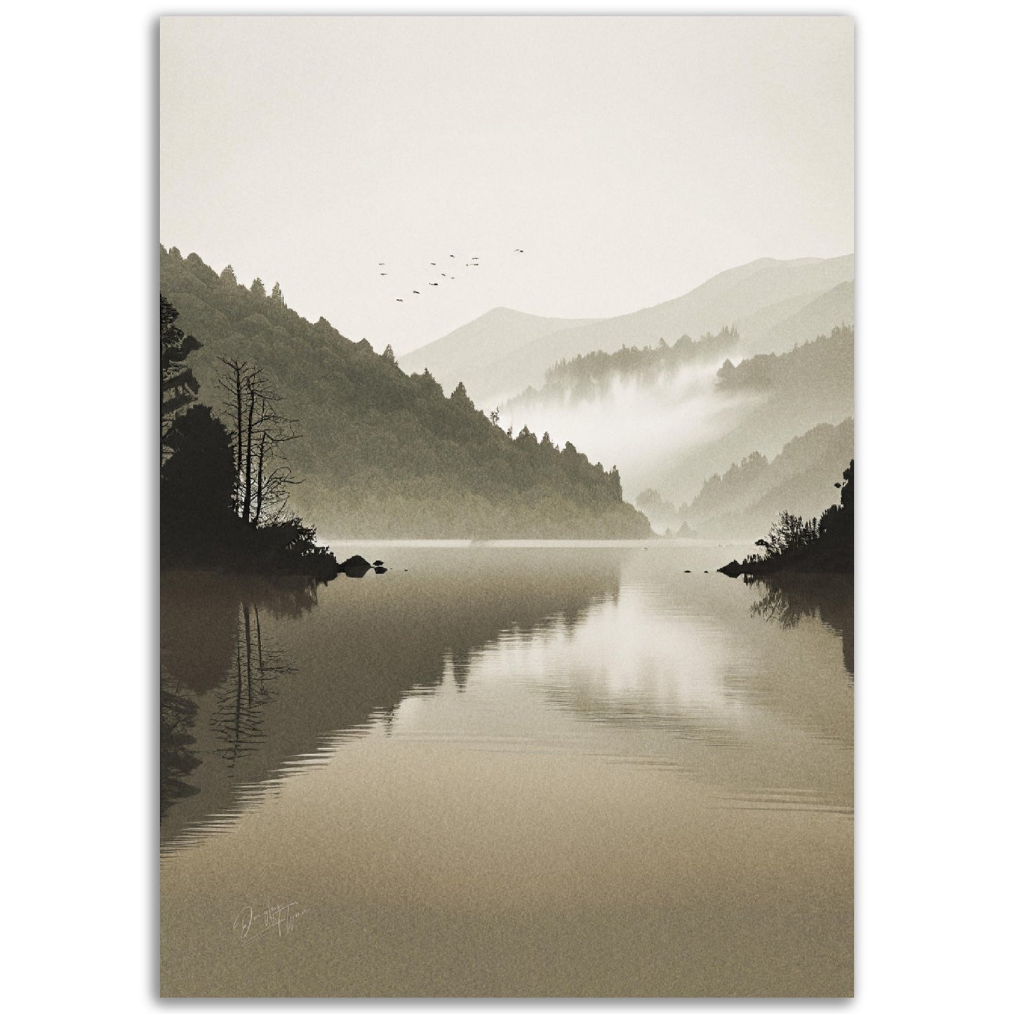 »Lake« designposter