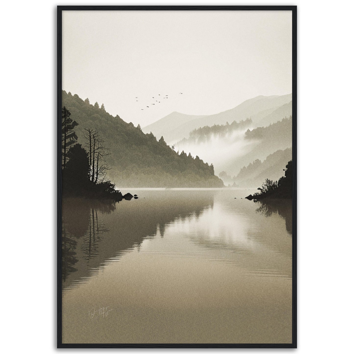 »Lake« designposter