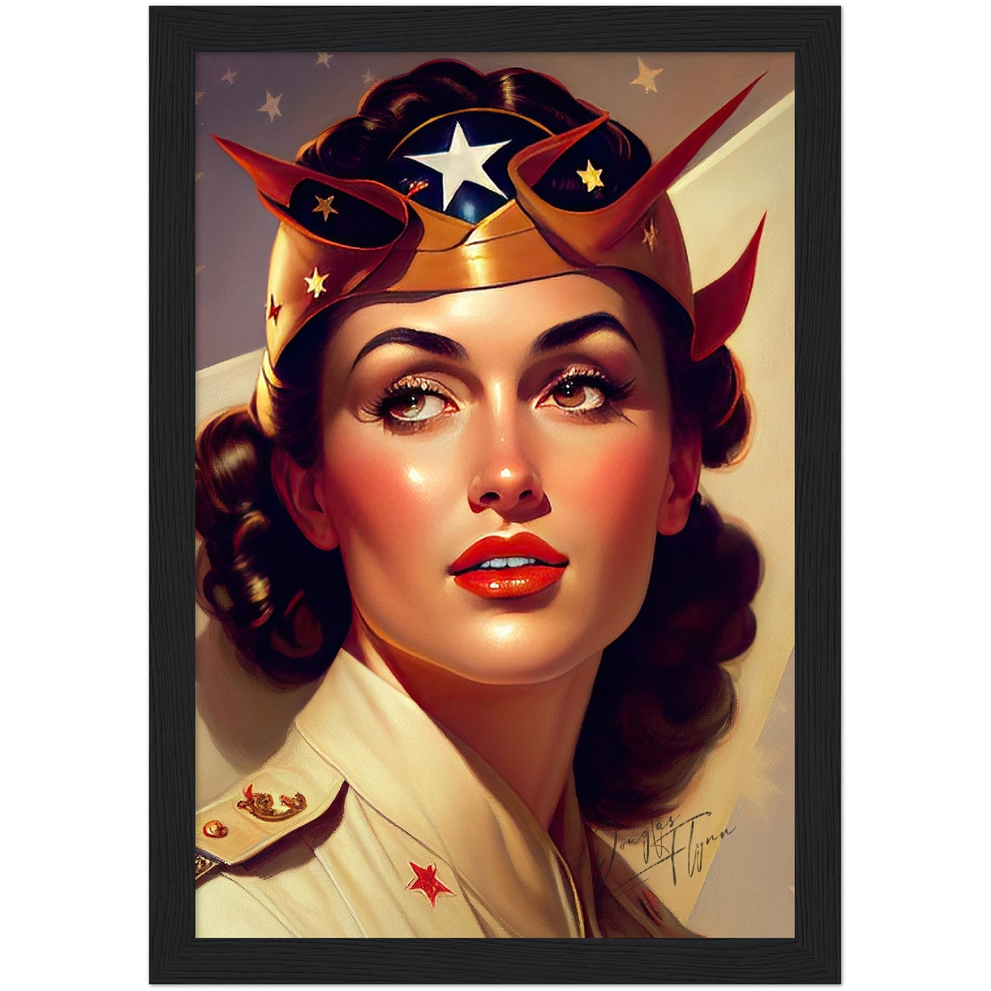»Captain Freedom« retro poster