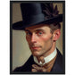 »Fashionable Gent«retro poster
