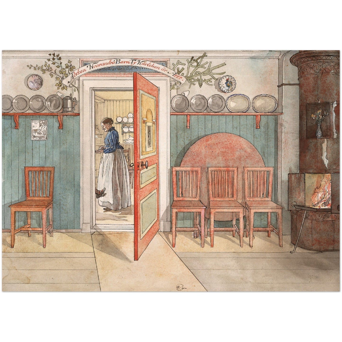 »Gamla Anna« av Carl Larsson