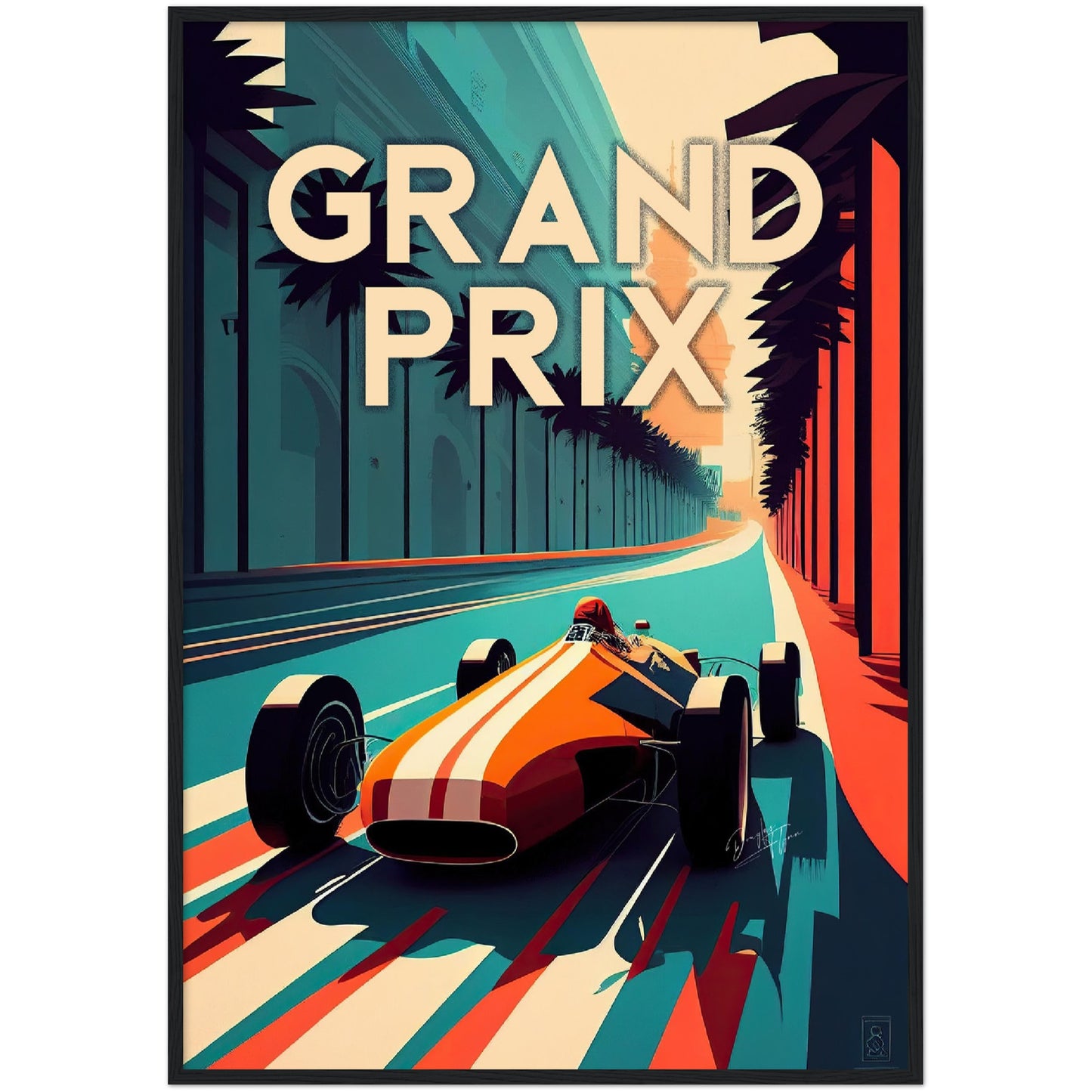 »Legacy Le Mans« retro poster